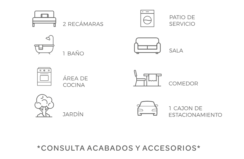 distribución departamentos en zumpango estado de méxico en venta 2 recámaras